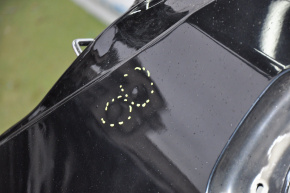 Quarter wing rear left Lexus LS460 LS600h 07-17 black, pokes