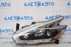 Headlight front left Nissan Murano z52 15-18 bare dorest halogen, with black mask