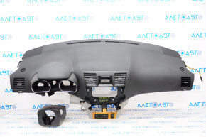 Dashboard front panel without AIRBAG Toyota Highlander 08-13 black, scratch