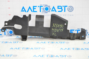 Left radiator deflector Acura MDX 14-16 pre-restoration, tear