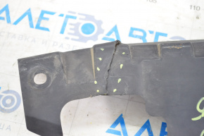 Left radiator deflector Acura MDX 14-16 pre-restoration, tear