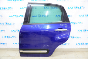 Door assembly rear left Fiat 500L 14-19 blue PBR