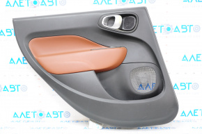 Door trim card rear left Fiat 500L 14-17 black with brown insert