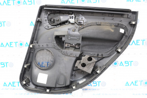 Door trim card rear left Fiat 500L 14-17 black with brown insert