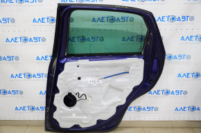 Door assembly rear right Fiat 500L 14-19 blue PBR, butt