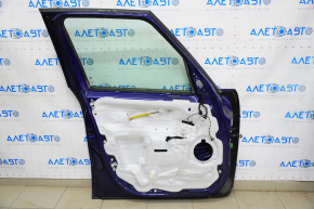 Door assembly front left Fiat 500L 14-19 blue PBR