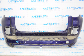 Bare rear bumper Fiat 500L 14-17 prerest, Trekking, for parking sensors, blue