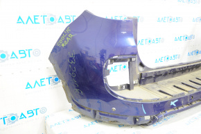Bare rear bumper Fiat 500L 14-17 prerest, Trekking, for parking sensors, blue