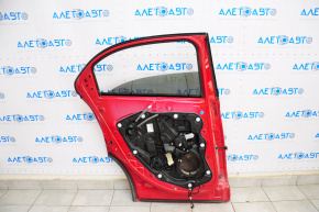 Door assembly rear left Fiat 500X 16-22 red 831, bumpers