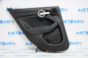 Door trim card rear left Fiat 500X 16-17 black with black insert leather
