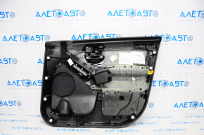 Door trim card front left Fiat 500X 16-17 leather black, with backlight