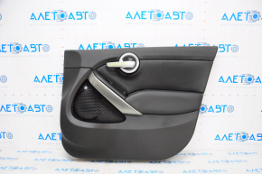 Door trim card front right Fiat 500X 16-17 leather black, with backlight
