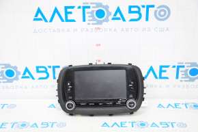 Radio tape recorder display 6" Fiat 500X 16-18 under camera