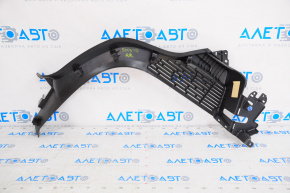 Arch trim right Fiat 500X 16-18 black, upper