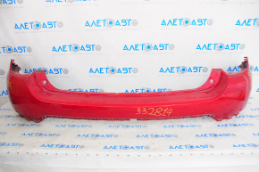 Bumper rear bare upper Fiat 500X 16-22 red