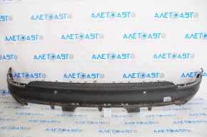 Rear bare lower bumper Fiat 500X 16-18 under BSM, structure, crack crepe, scratches