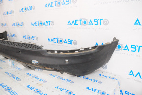 Rear bare lower bumper Fiat 500X 16-18 under BSM, structure, crack crepe, scratches
