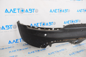 Rear bare lower bumper Fiat 500X 16-18 under BSM, structure, crack crepe, scratches