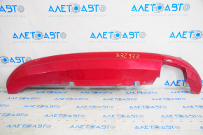 Fiat 500X 16-18 rear bumper lip red, dented, broken mount