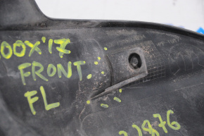 Front bumper lip left Fiat 500X 16-18 pre-rest, cracked mount