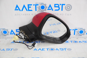 Right side mirror complete Fiat 500X 16-22 10 pins 7+3 BSM turn signal red with ambient air temperature sensor