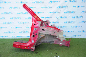 Front right quarter Fiat 500X 16-22 red