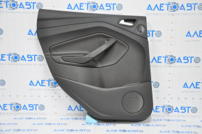 Door trim card rear left Ford Escape MK3 13-19 pre-rest black under speaker, scratch, scuffed