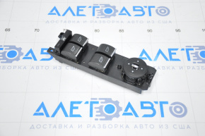 Front left window lift control Ford Escape MK3 13-19 type 2, black with chrome, 4 auto