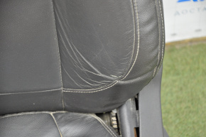 Driver's seat Ford Escape MK3 13-14 with airbag, electric, leather black, worn leather and lining