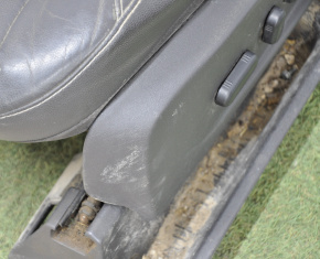 Driver's seat Ford Escape MK3 13-14 with airbag, electric, leather black, worn leather and lining