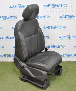 Passenger seat Ford Escape MK3 13-14 with airbag, mechanical, leather black