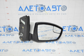 Side mirror right assembly Ford Escape MK3 13-16 prerest 3 pins, white