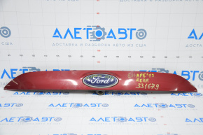 Upper trunk door molding with Ford Escape MK3 13-16 pre-rest emblem for camera, broken mount