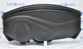 Dashboard front panel with AIRBAG Ford Focus mk3 15-18 rest black, with overlay