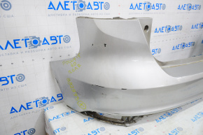 Rear bumper bare Ford Focus mk3 15-18 rest 5d, silver, crack in crepe