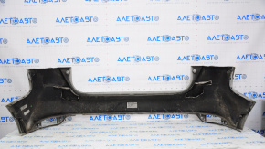 Rear bumper bare Ford Focus mk3 15-18 rest 5d, silver, crack in crepe