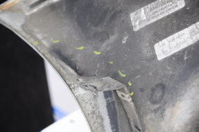 Rear bumper bare Ford Focus mk3 15-18 rest 5d, silver, crack in crepe