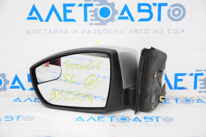 Left side mirror complete Ford Focus mk3 15-18 rest 5 pins, turn signal, silver
