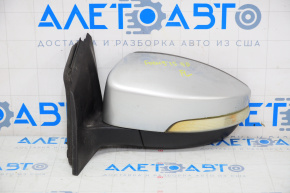Left side mirror complete Ford Focus mk3 15-18 rest 5 pins, turn signal, silver