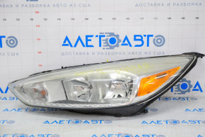 Headlight front left bare Ford Focus mk3 15-18 rest, halogen, light, for polishing