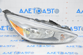 Headlight front right bare Ford Focus mk3 15-18 rest halogen light, breakage krep