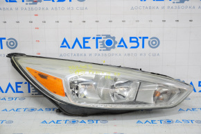 Headlight front right bare Ford Focus mk3 15-18 rest halogen, light, for polishing