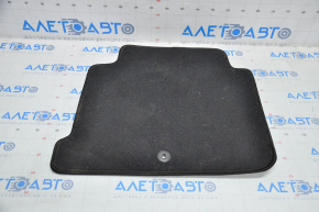 Carpet interior rear left Hyundai Sonata 15-17 cloth black