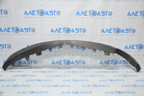 Lower trim of rear bumper Hyundai Sonata 15-17 SE for 1 pipe, dented, broken fasteners, scratches