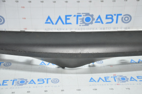 Lower trim of rear bumper Hyundai Sonata 15-17 SE for 1 pipe, dented, broken fasteners, scratches