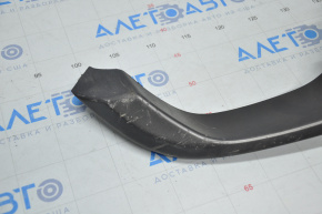 Lower trim of rear bumper Hyundai Sonata 15-17 SE for 1 pipe, dented, broken fasteners, scratches