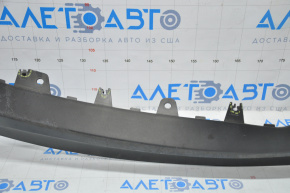 Lower trim of rear bumper Hyundai Sonata 15-17 SE for 1 pipe, dented, broken fasteners, scratches