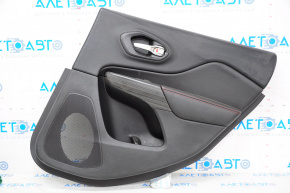 Door trim card rear right Jeep Cherokee KL 14-18 black, red stitching