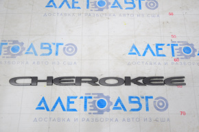 Emblem inscription Cherokee front left door Jeep Cherokee KL 14-23 graphite, TRH