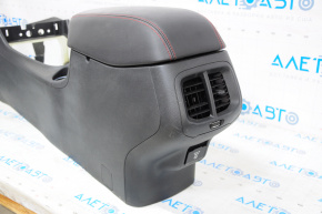 Console central armrest and cup holders Jeep Cherokee KL 14-23 black, TRH, scratch